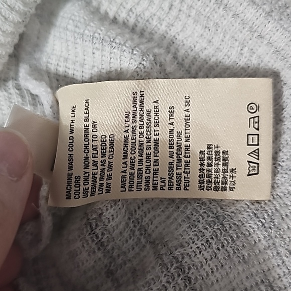 Maeve by Anthropologie | Cowl Neck Gray Gauzey Sweater - Picture 7 of 7